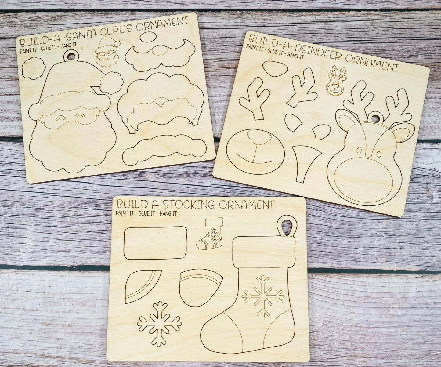 Build An Ornament - Set of 3