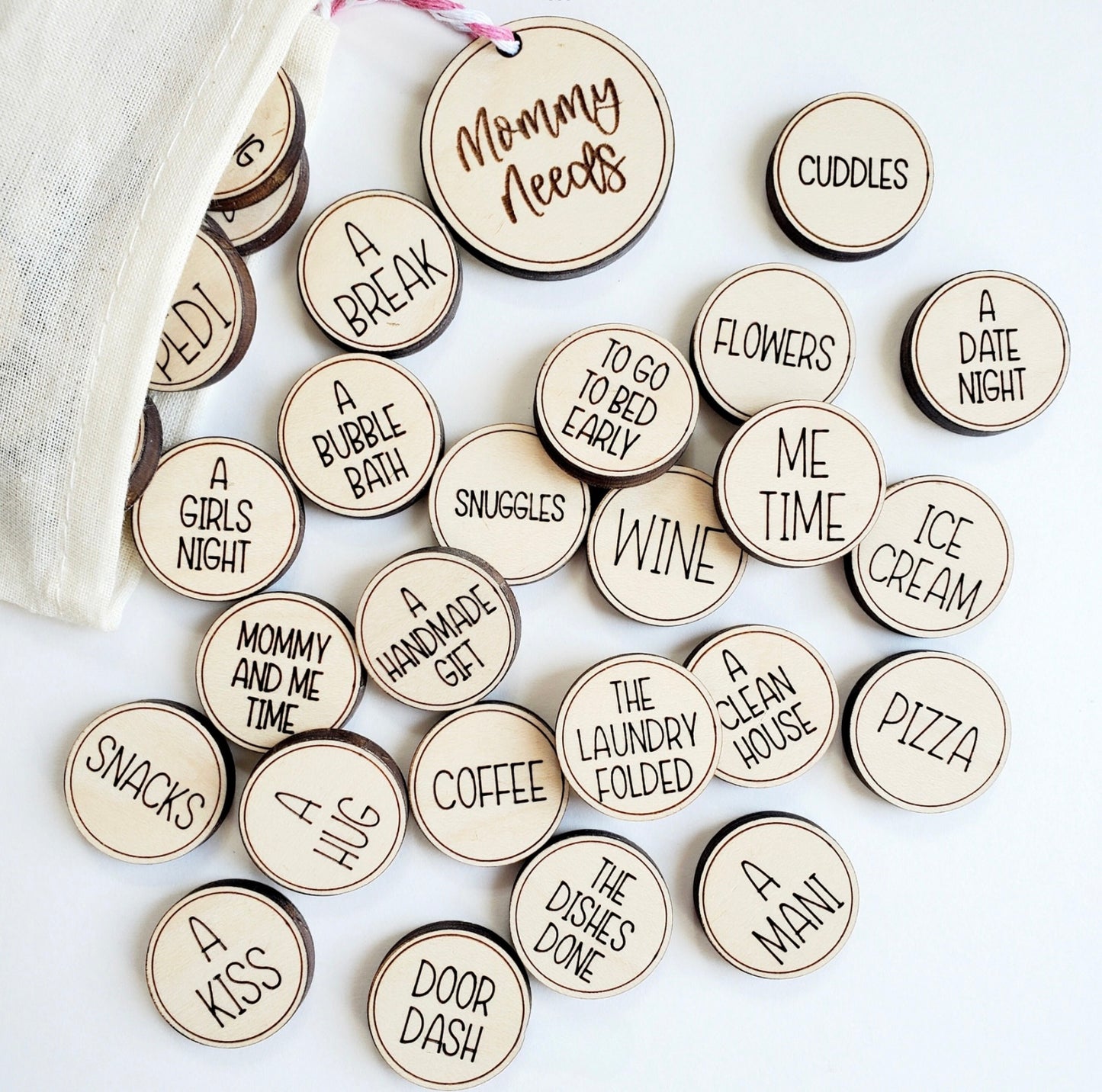 Mom Self Care Tokens