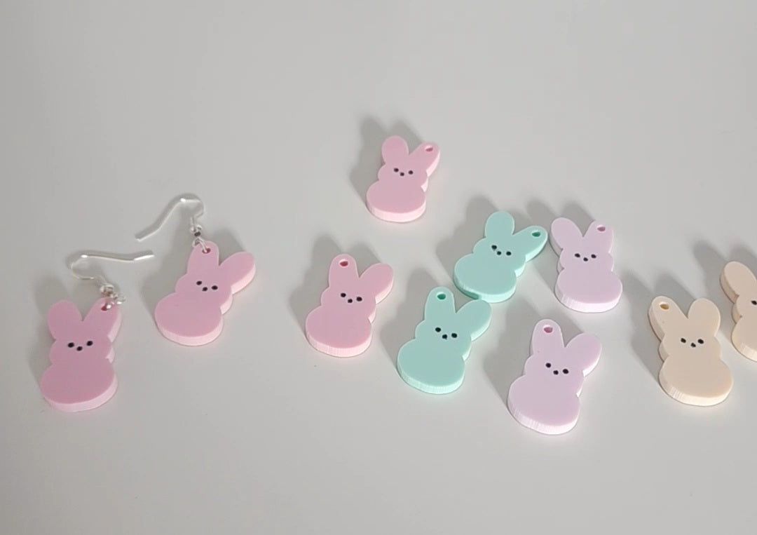 Laser Cut Peep Earrings