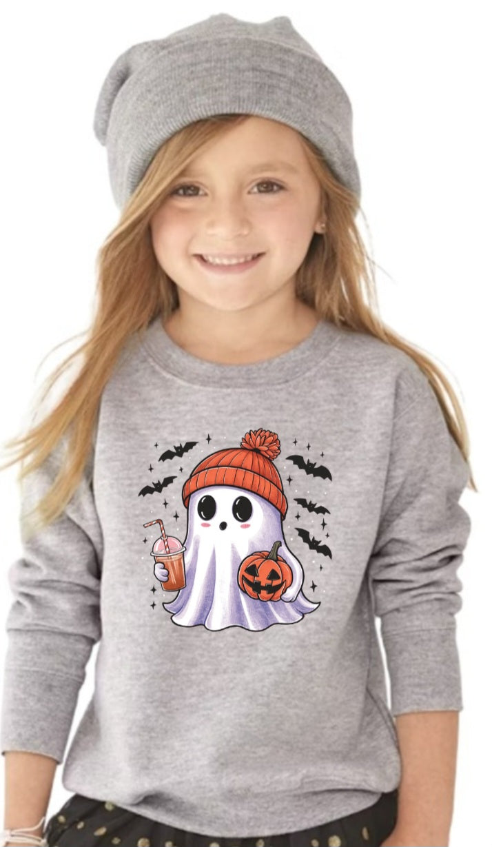 Cute Ghost - Toddler Crewneck