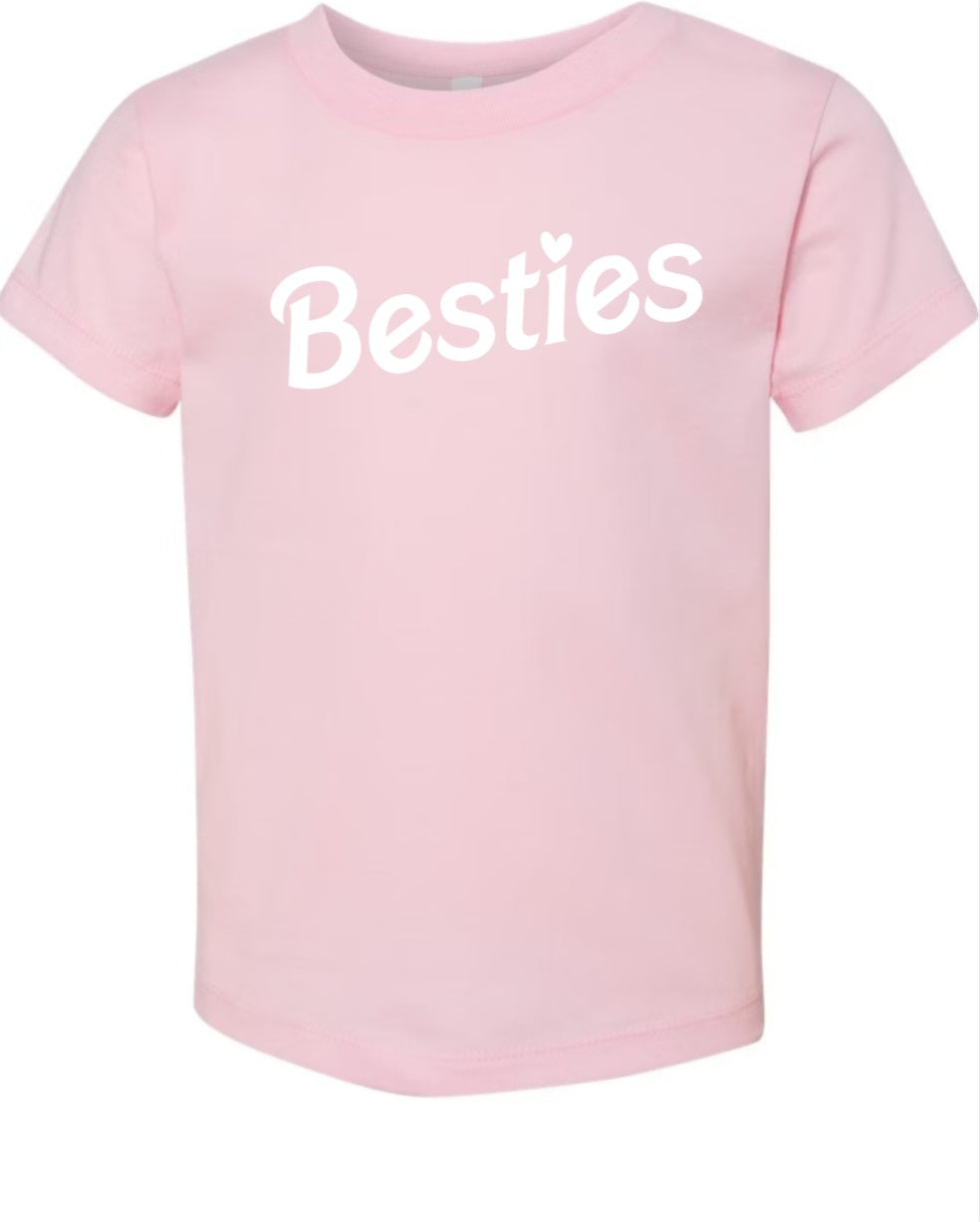 Toddler Bestie Tee - White