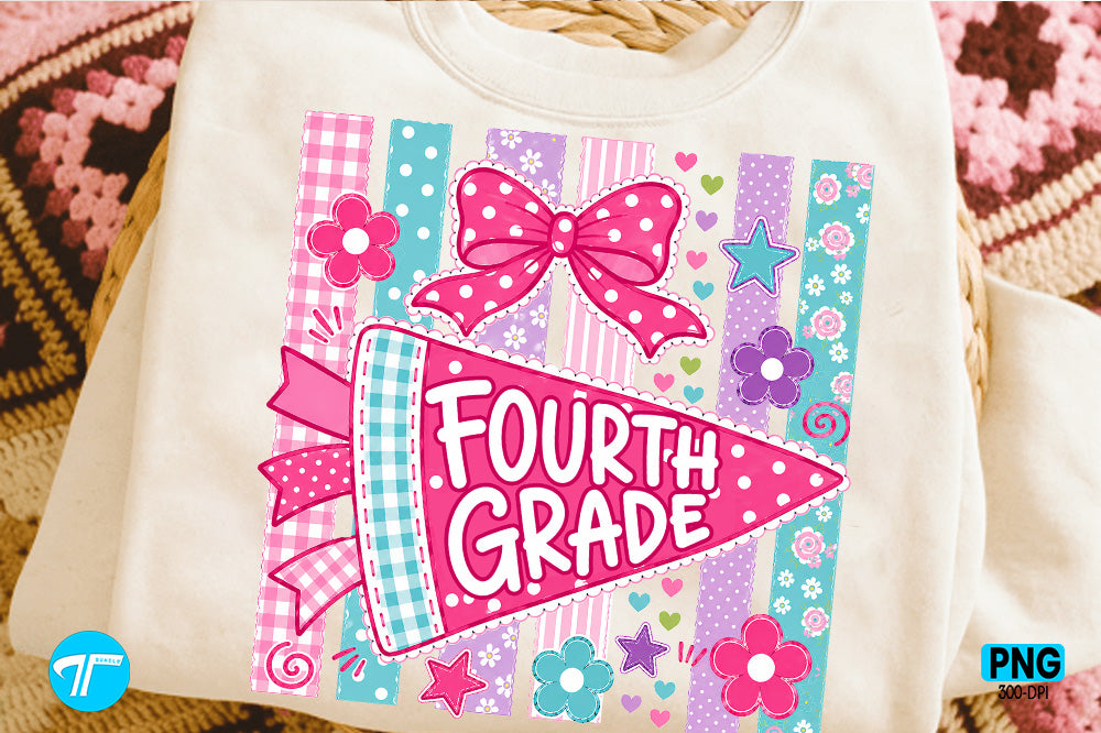 Back to School - Floral Pennant