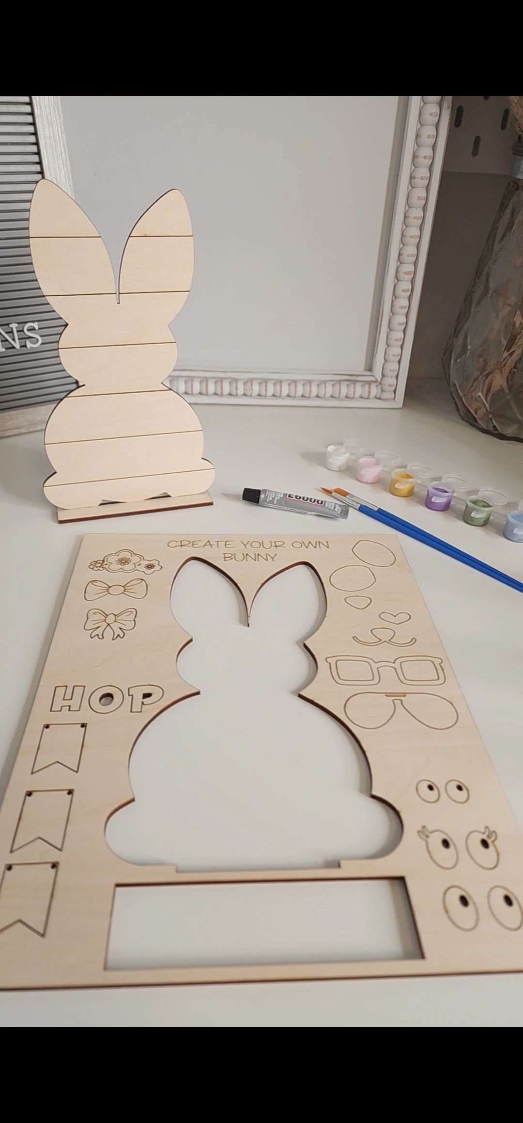 Create Your Own Easter Bunny Paint Kit