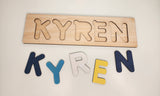 Custom Wood Name Puzzle