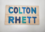 Custom Wood Name Puzzle