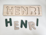 Custom Wood Name Puzzle