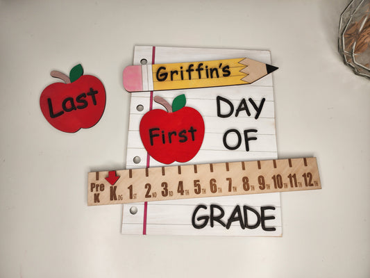 First/Last Day of School Board
