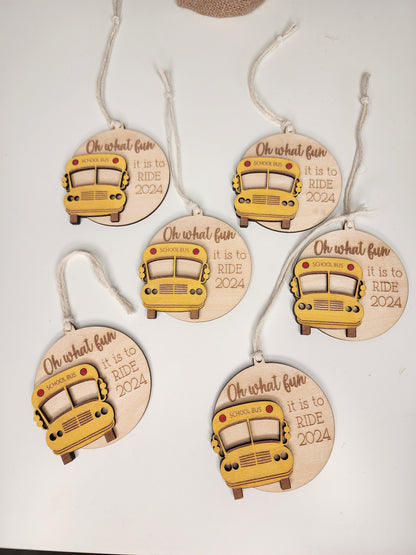 Bus Driver Ornament - 2024
