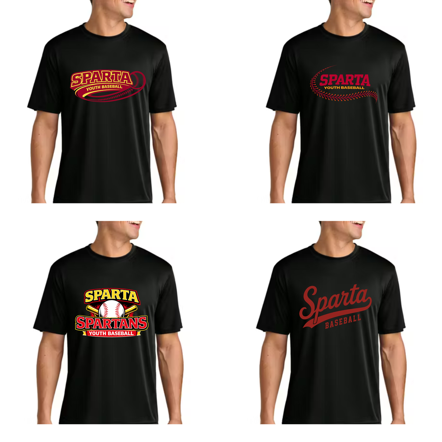 Sparta Youth Baseball Men's Cooling Short Sleeve Shirt
