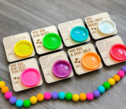 Playdoh Valentine - Set of 8
