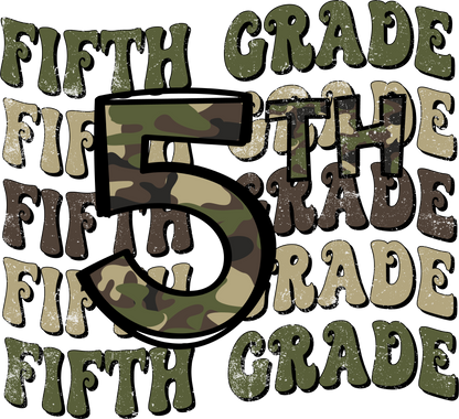 Camo Kindergarten Tee