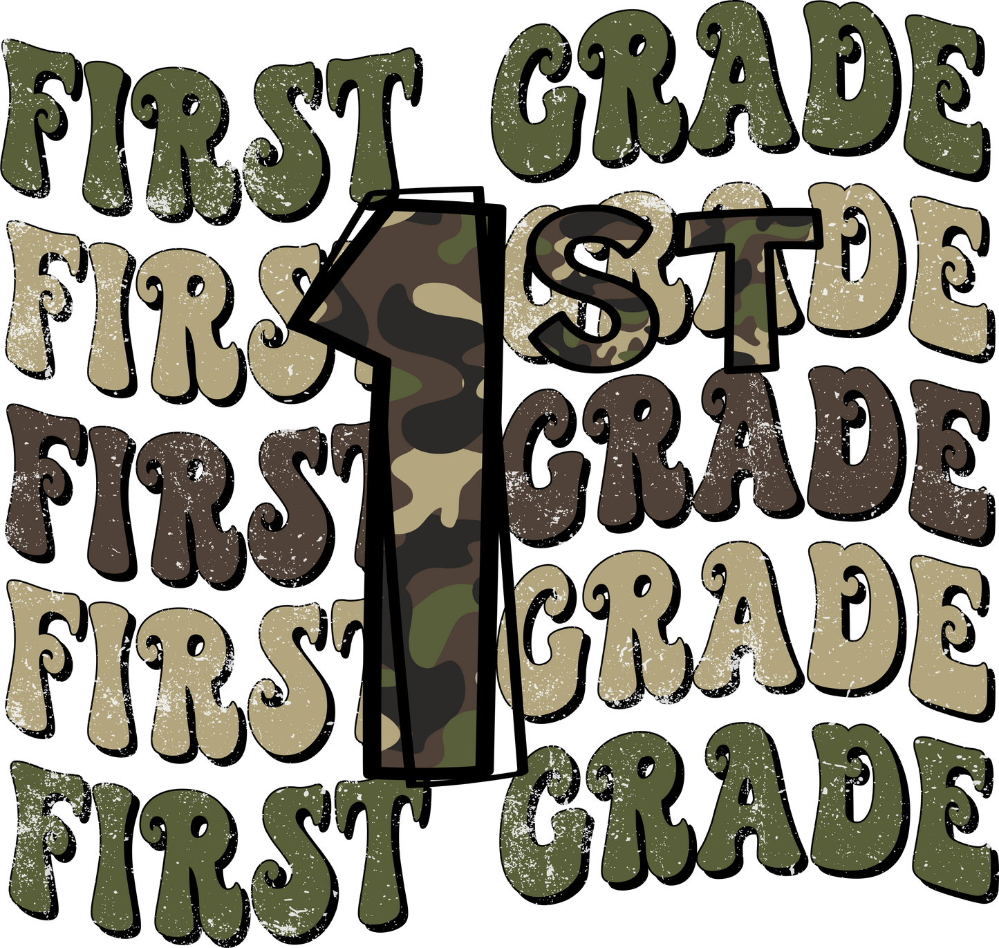 Camo Kindergarten Tee