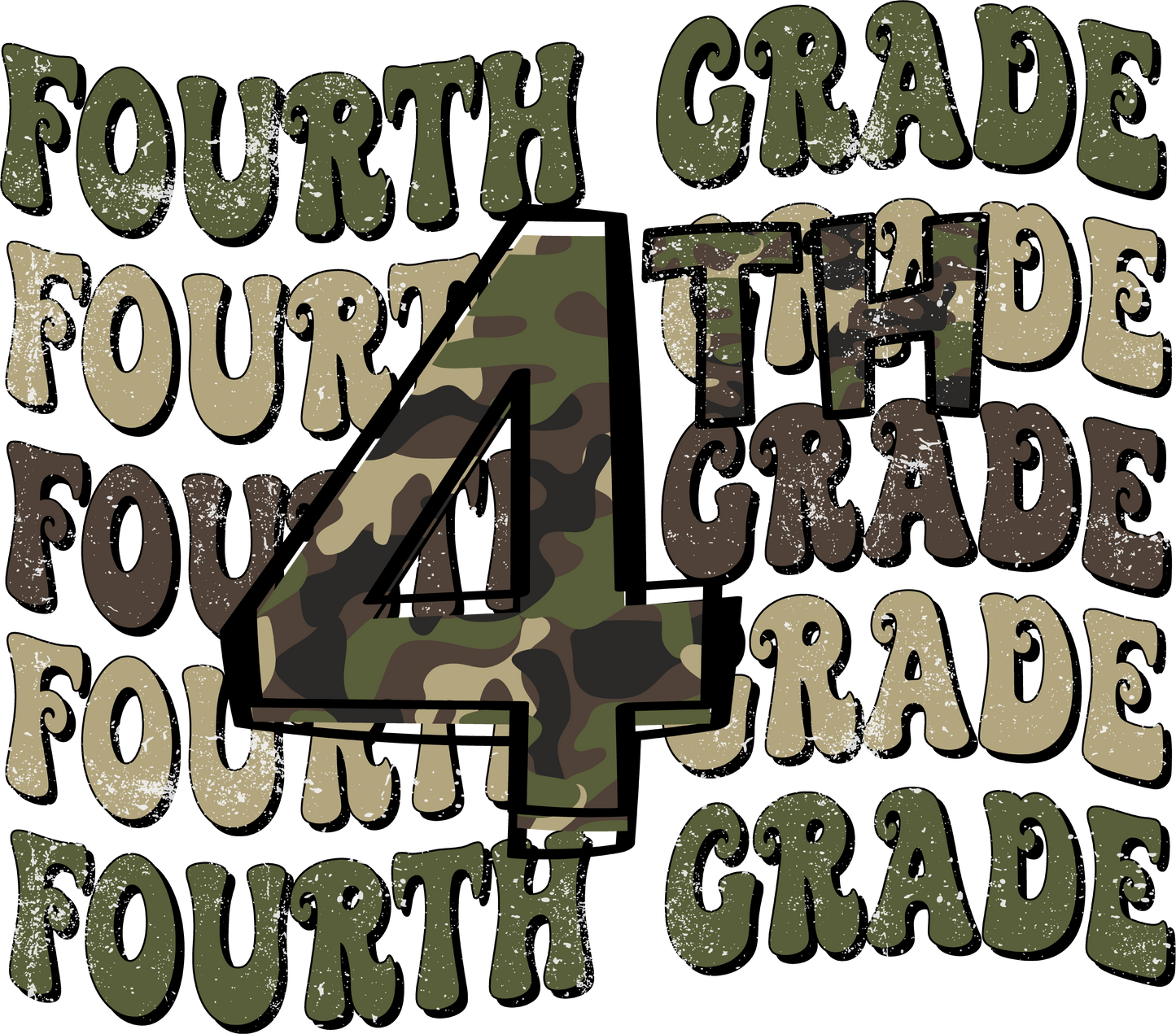 Camo Kindergarten Tee