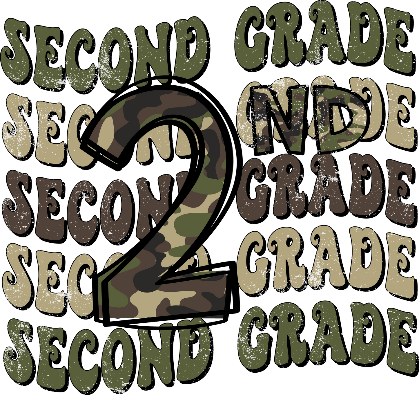Camo Kindergarten Tee