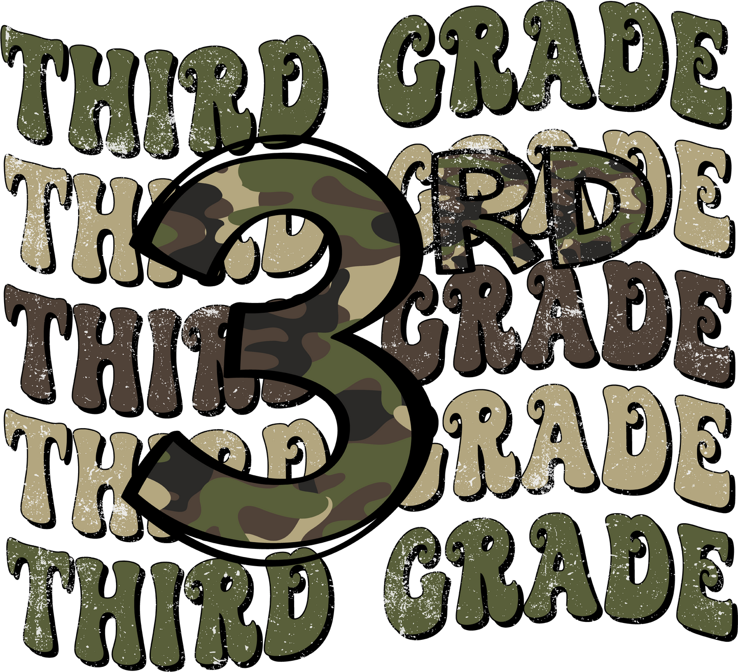 Camo Kindergarten Tee