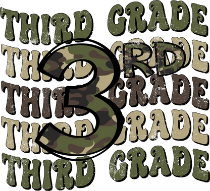 Camo Kindergarten Tee