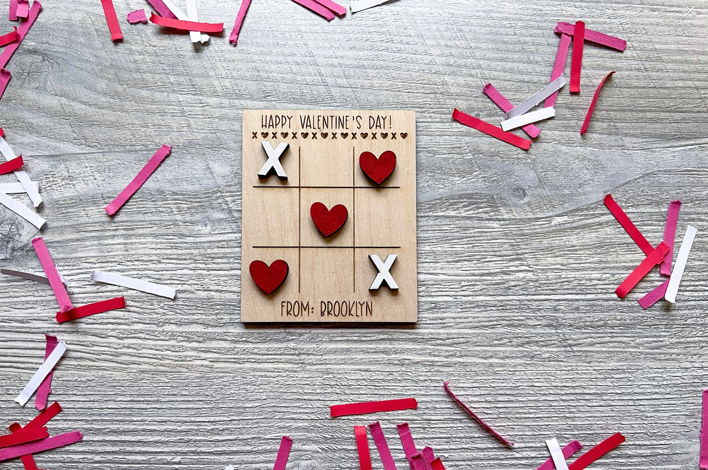 Valentine Tic Tac Toe - Set of 10