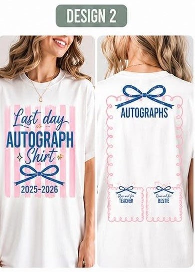 End of the Year Autograph Shirt