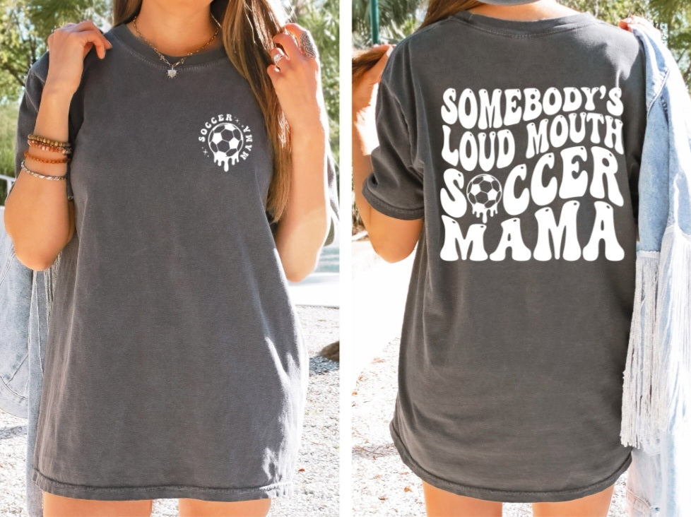 Soccer Mama - Comfort Colors Tee