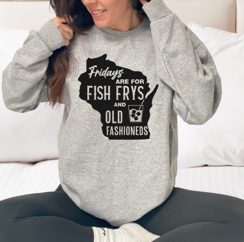Fridays Are For Fishfrys - Crewneck
