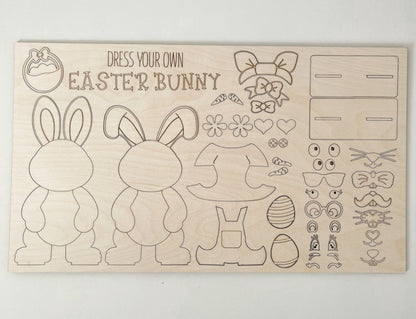 Dress Your Own Easter Bunny Paint Kit