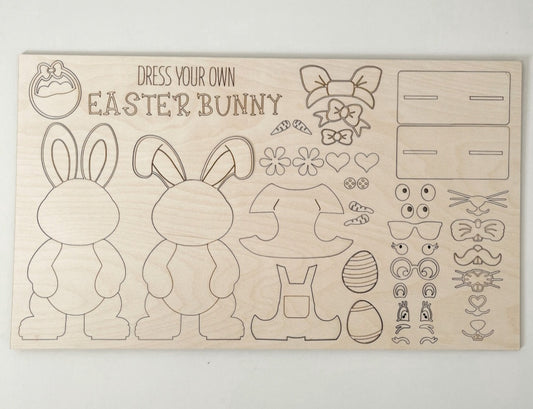 Dress Your Own Easter Bunny Paint Kit