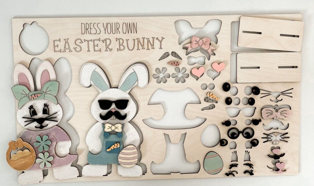 Dress Your Own Easter Bunny Paint Kit