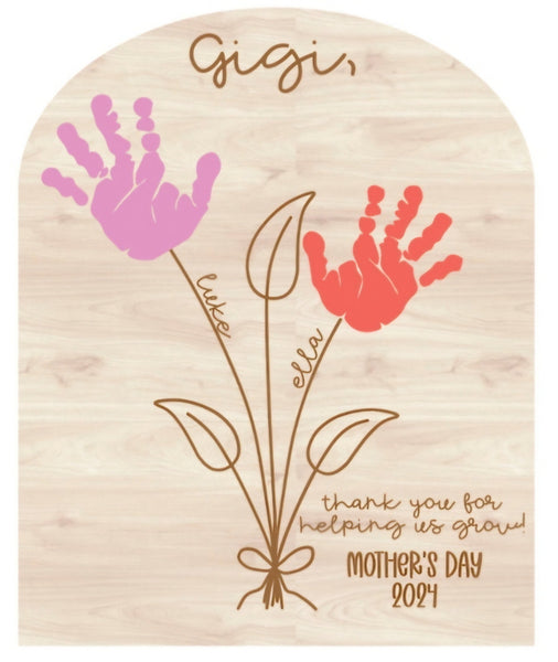 Mothers Day Handprint Sign
