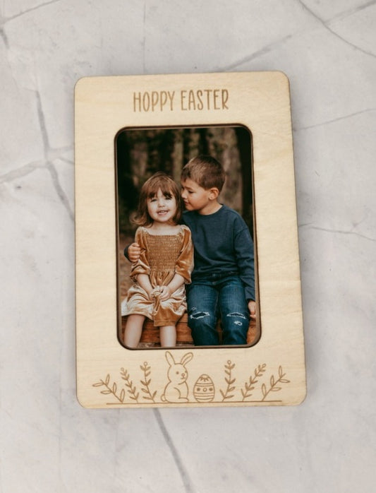 Happy Easter Fridge Magnet Photo Frame