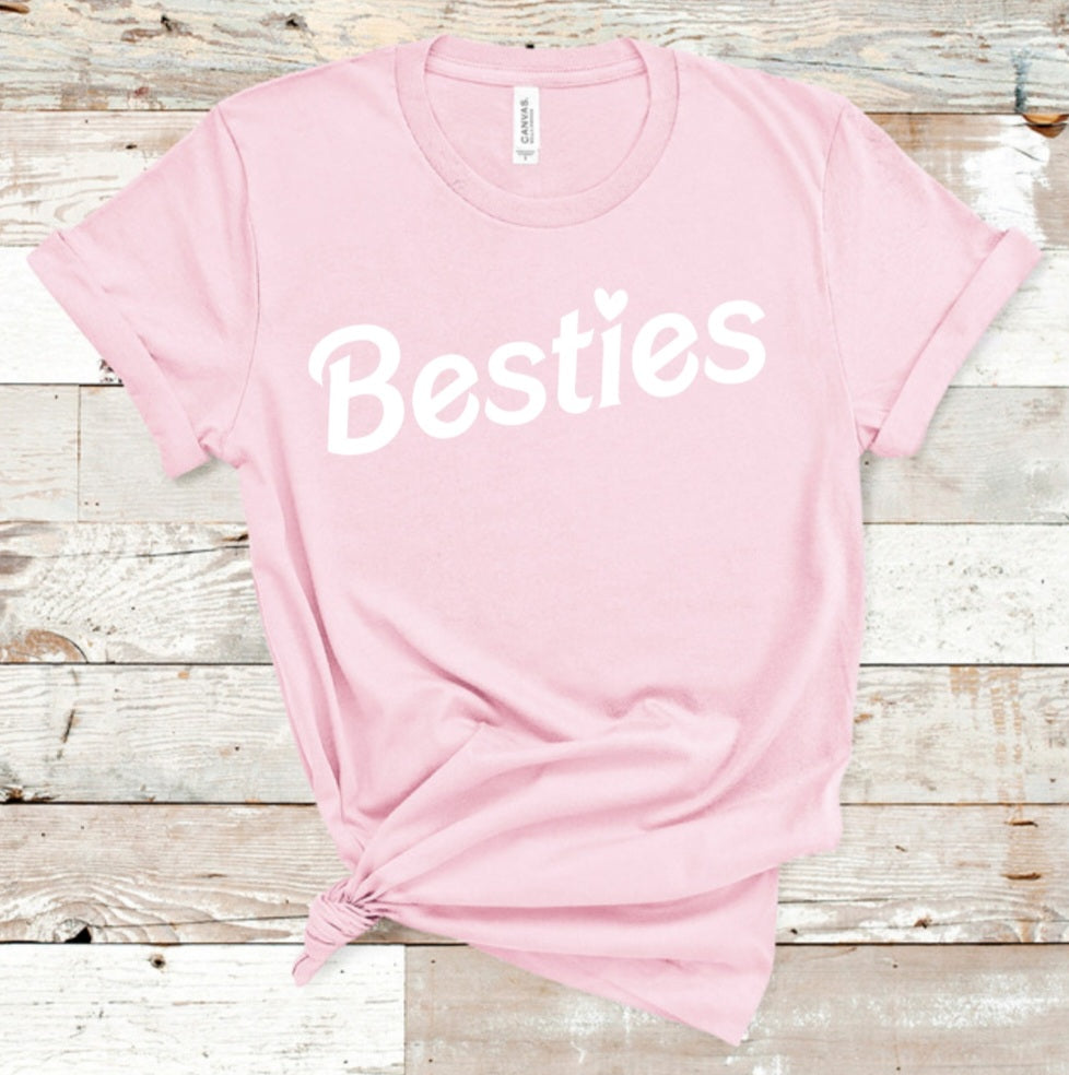 Besties Tee - White