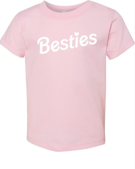 Toddler Bestie Tee  - White