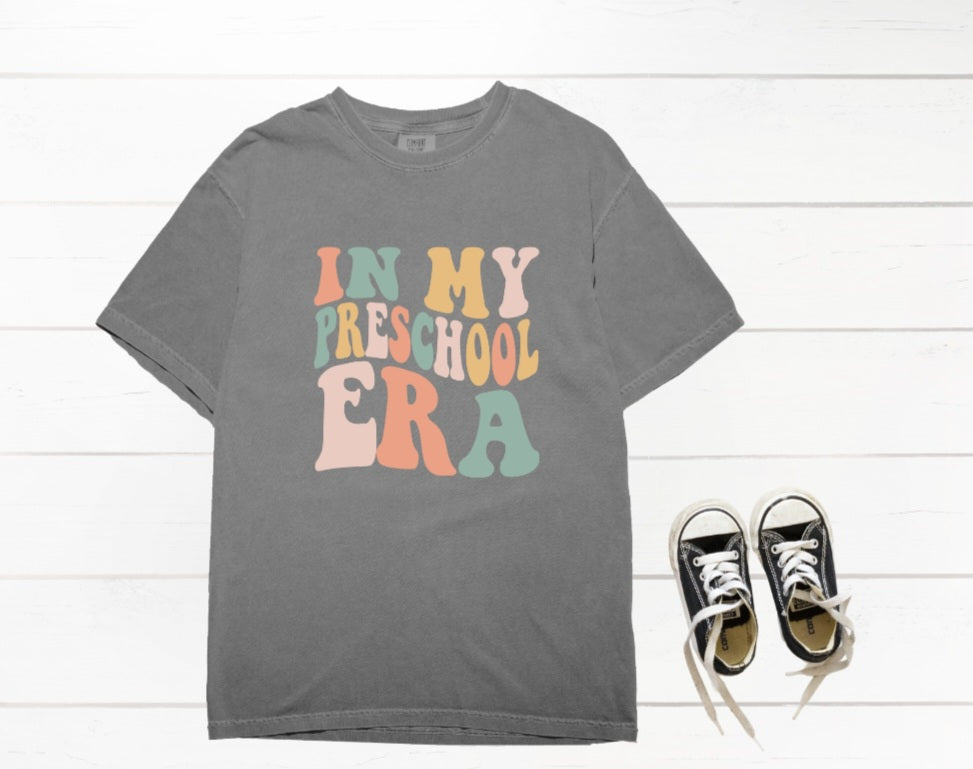 In My Preschool Era Comfort Colors Tee - Youth