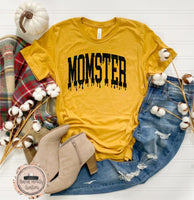 Momster Tee - Mustard