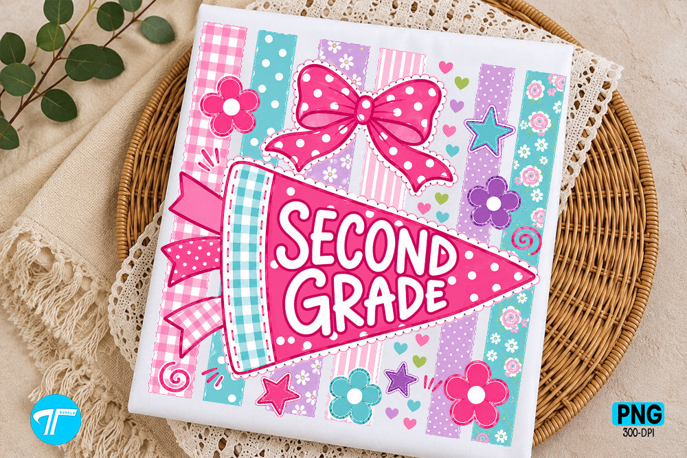 Back to School - Floral Pennant