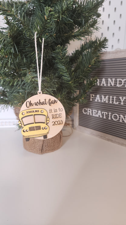 Bus Driver Ornament - 2024