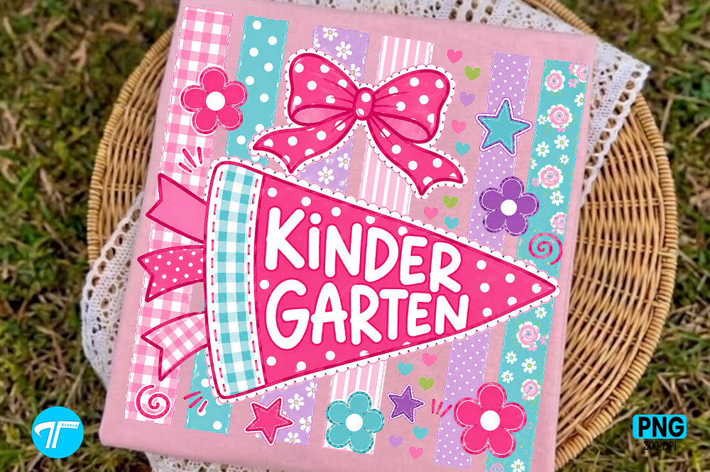 Back to School - Floral Pennant