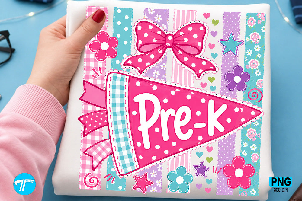 Back to School - Floral Pennant