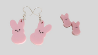 Laser Cut Peep Earrings