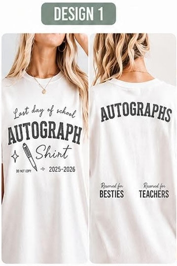 End of the Year Autograph Shirt