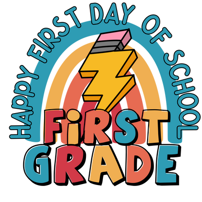 Back to School - 1st Day Rainbows