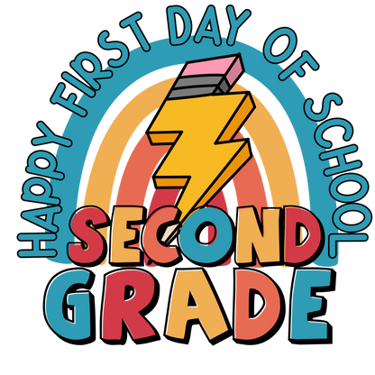 Back to School - 1st Day Rainbows