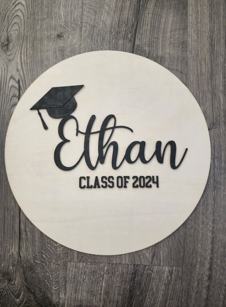 Personalized Graduation Keepsake Sign