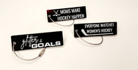 Womens Hockey Bag Tag