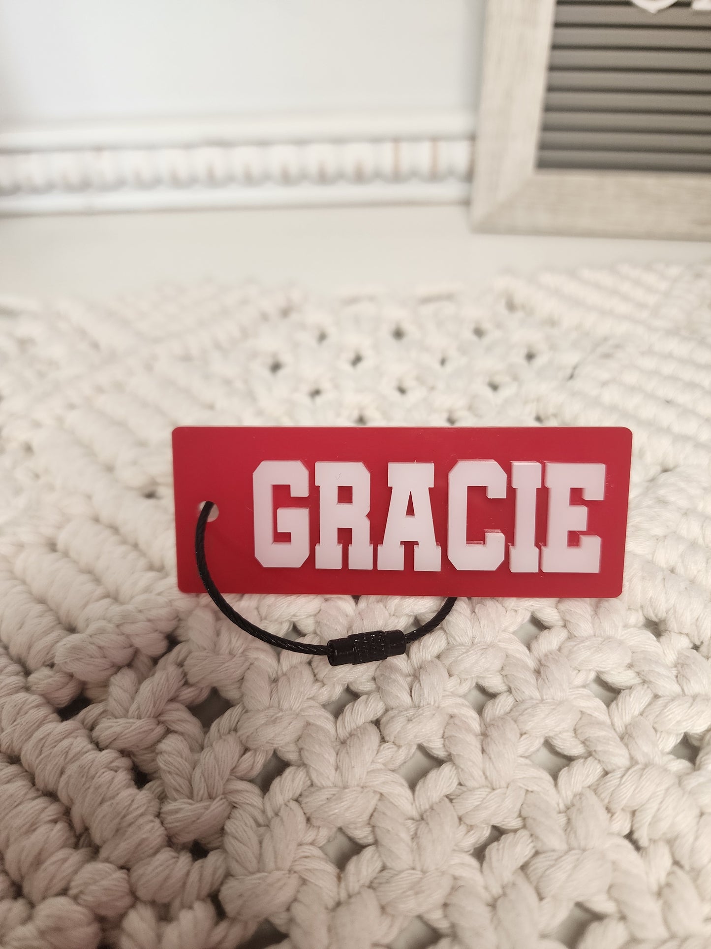 Sparta Back Pack Name Tag