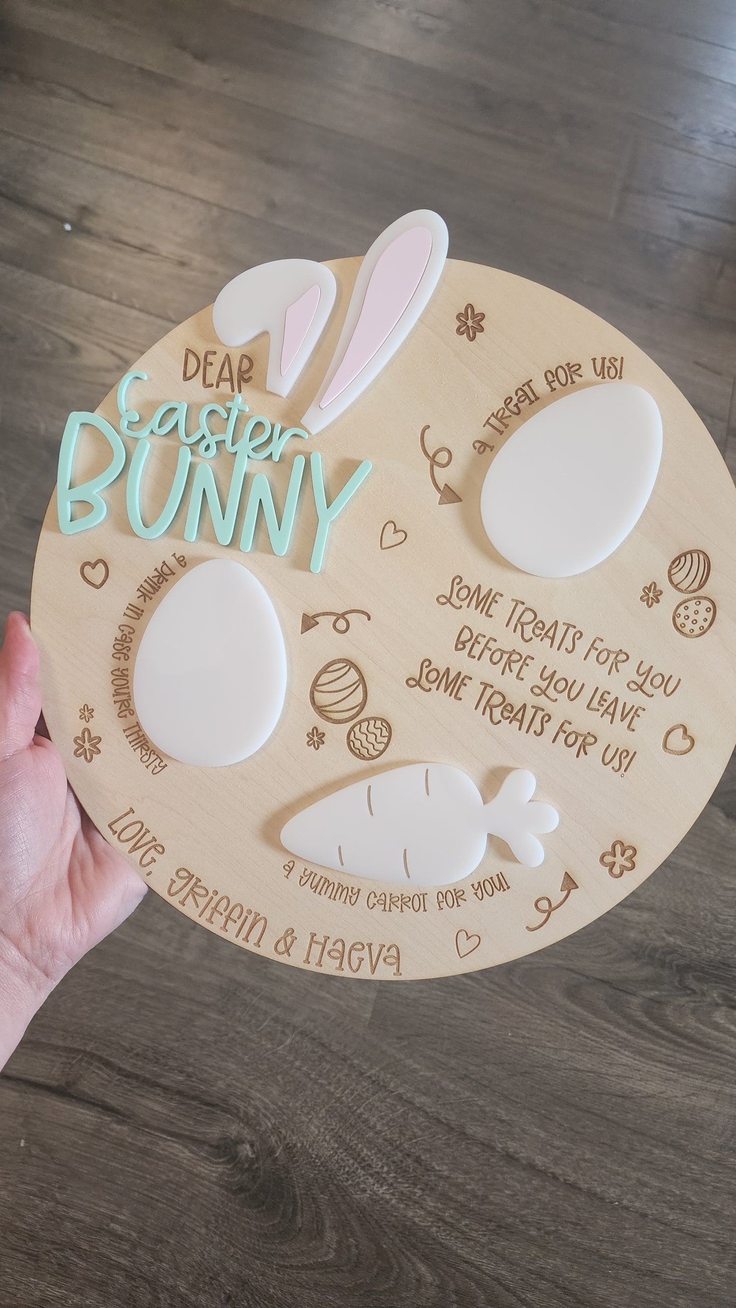 Easter Bunny Tray