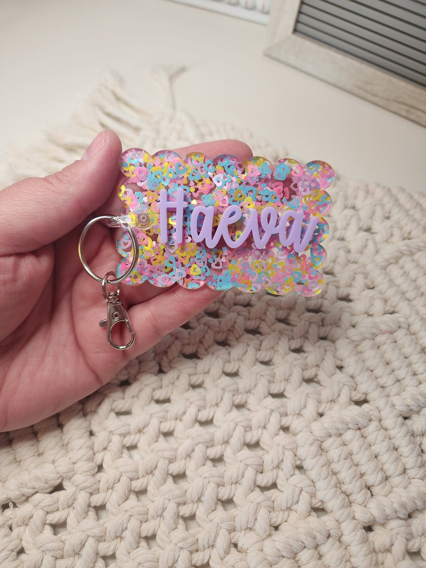 Scalloped Bag Tag