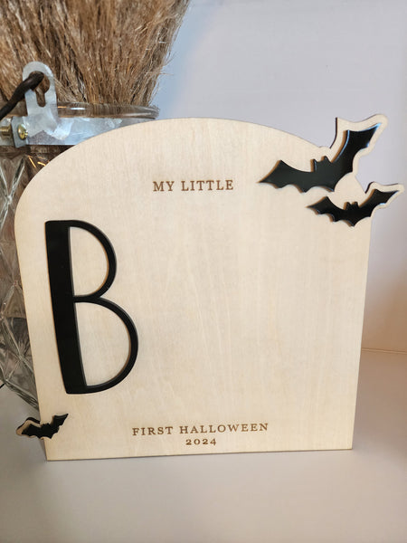 My Little Boo First Halloween Sign