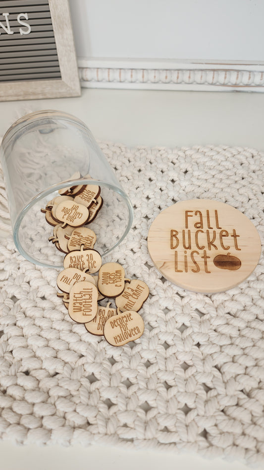 Fall Bucket List Tokens