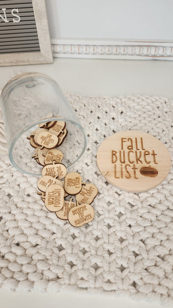 Fall Bucket List Tokens