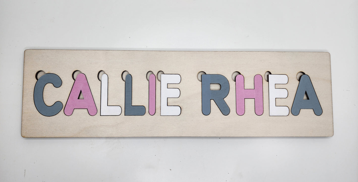 Custom Wood Name Puzzle